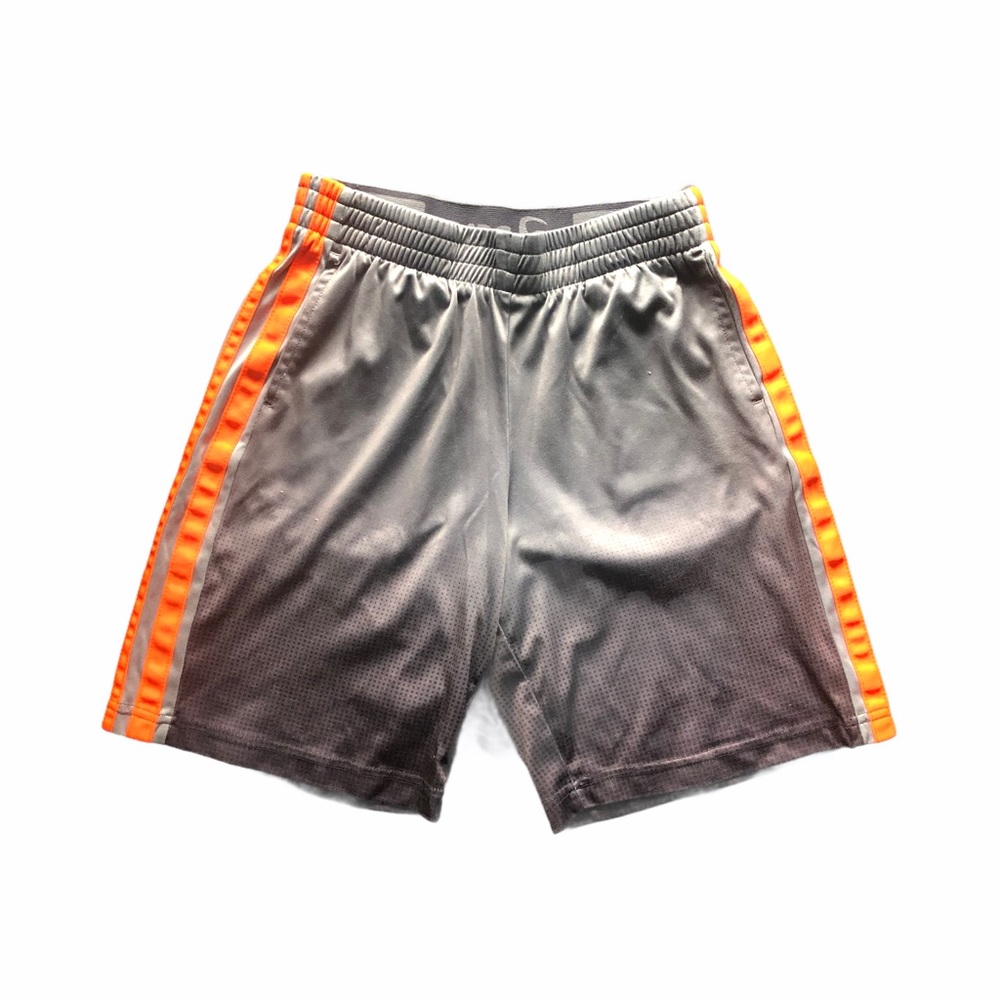 Asics Athletic Shorts with Orange Accent